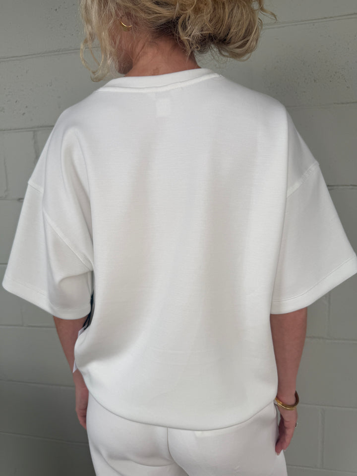 Cream Scuba Tee