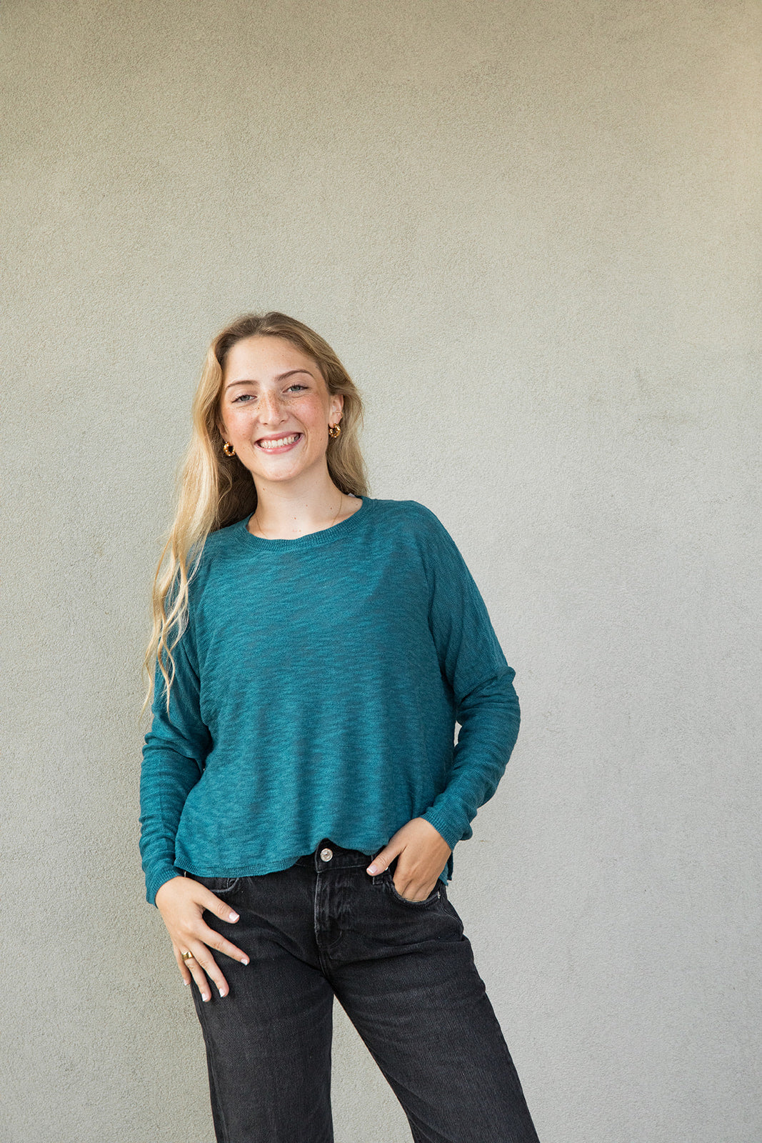 Sandcastle Knit Sweater - Lagoon