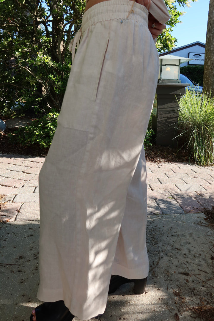 Linen Crop Pant