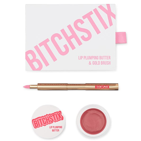 Bitchstix Lip Plumping Butter and Gold Brush