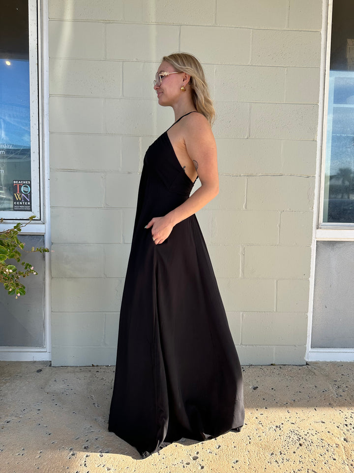 Lilia Maxi Dress - Black