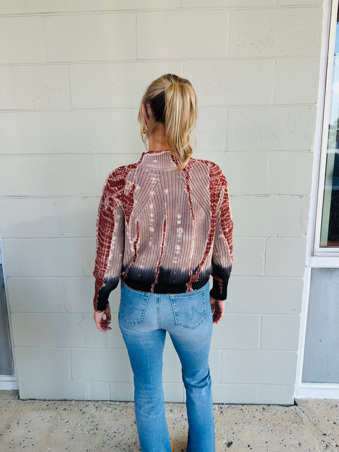 Bernice Sweater - Nut Bamboo Ombre