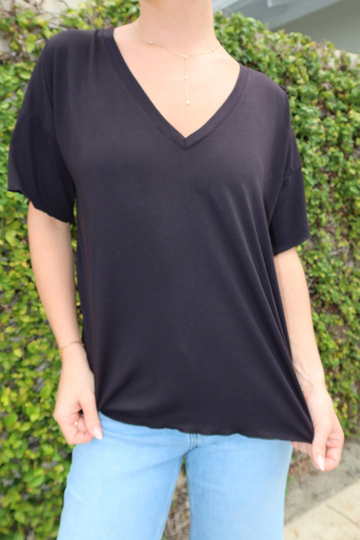 Bamboo V Neck Tee