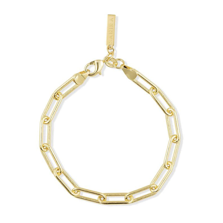 Carrie Paperclip Link Bracelet