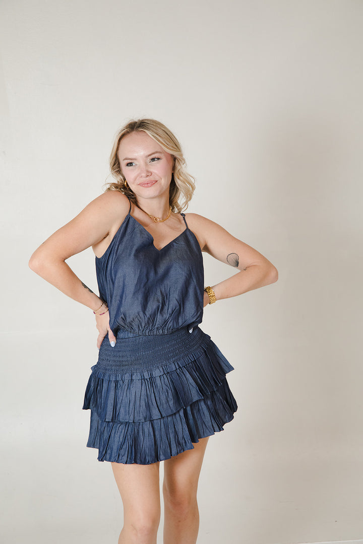 Lilah Top - Dark Indigo