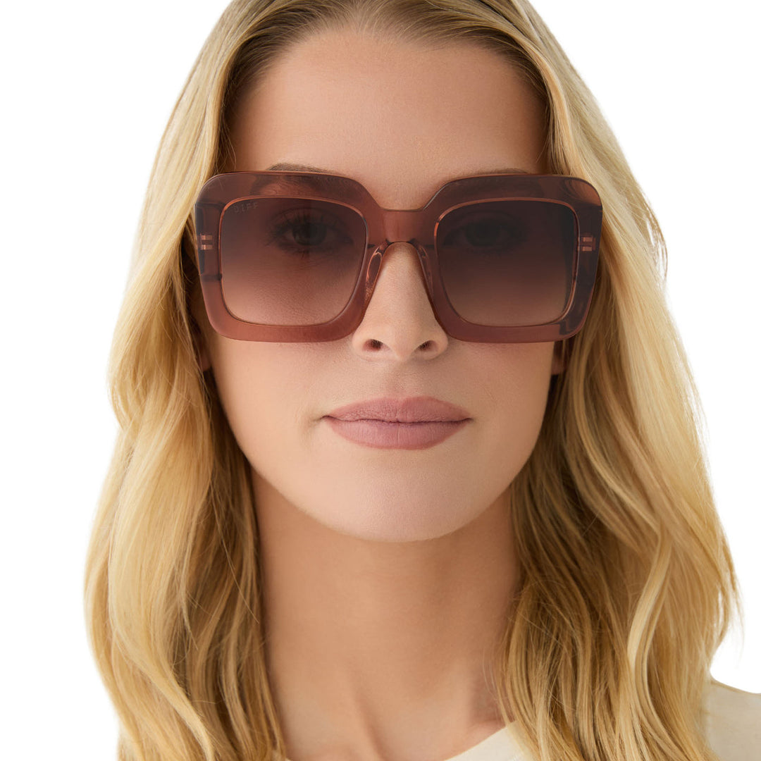 Charise Sunglasses - Cafe Ole + Brown Gradient Polarized