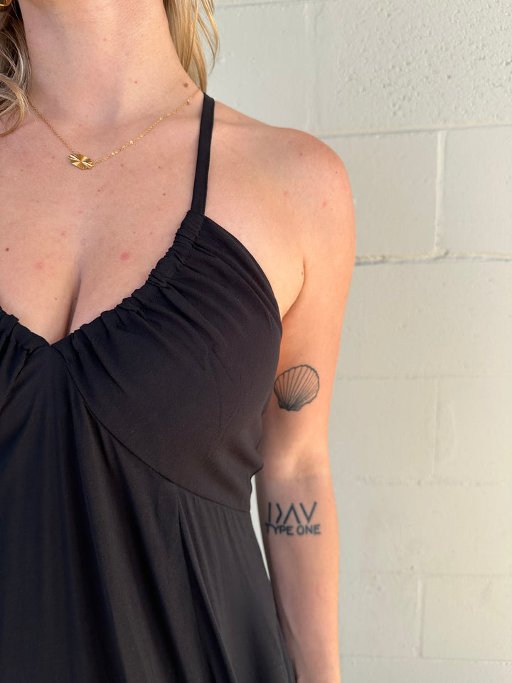 Lilia Maxi Dress - Black