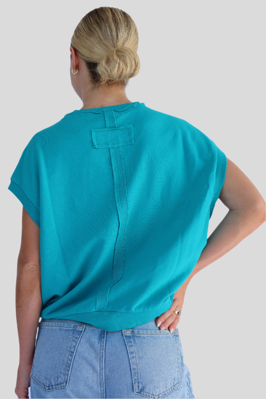 Jacksonville Jaguars Short Sleeve Sweatshirt - Teal