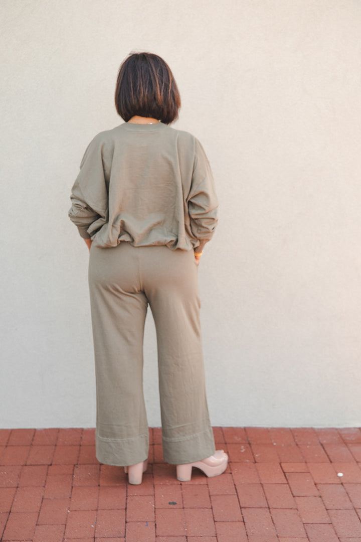 Sadie Drawstring Pant - Olive