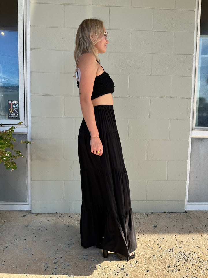 Belle Maxi Skirt - Black