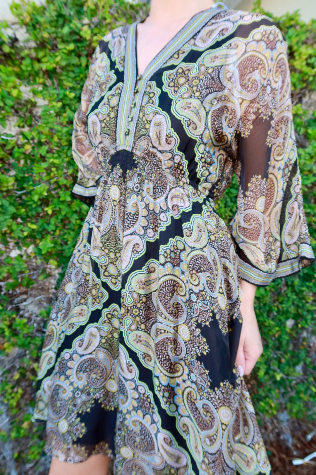 Emerie Kimono Sleeve Dress