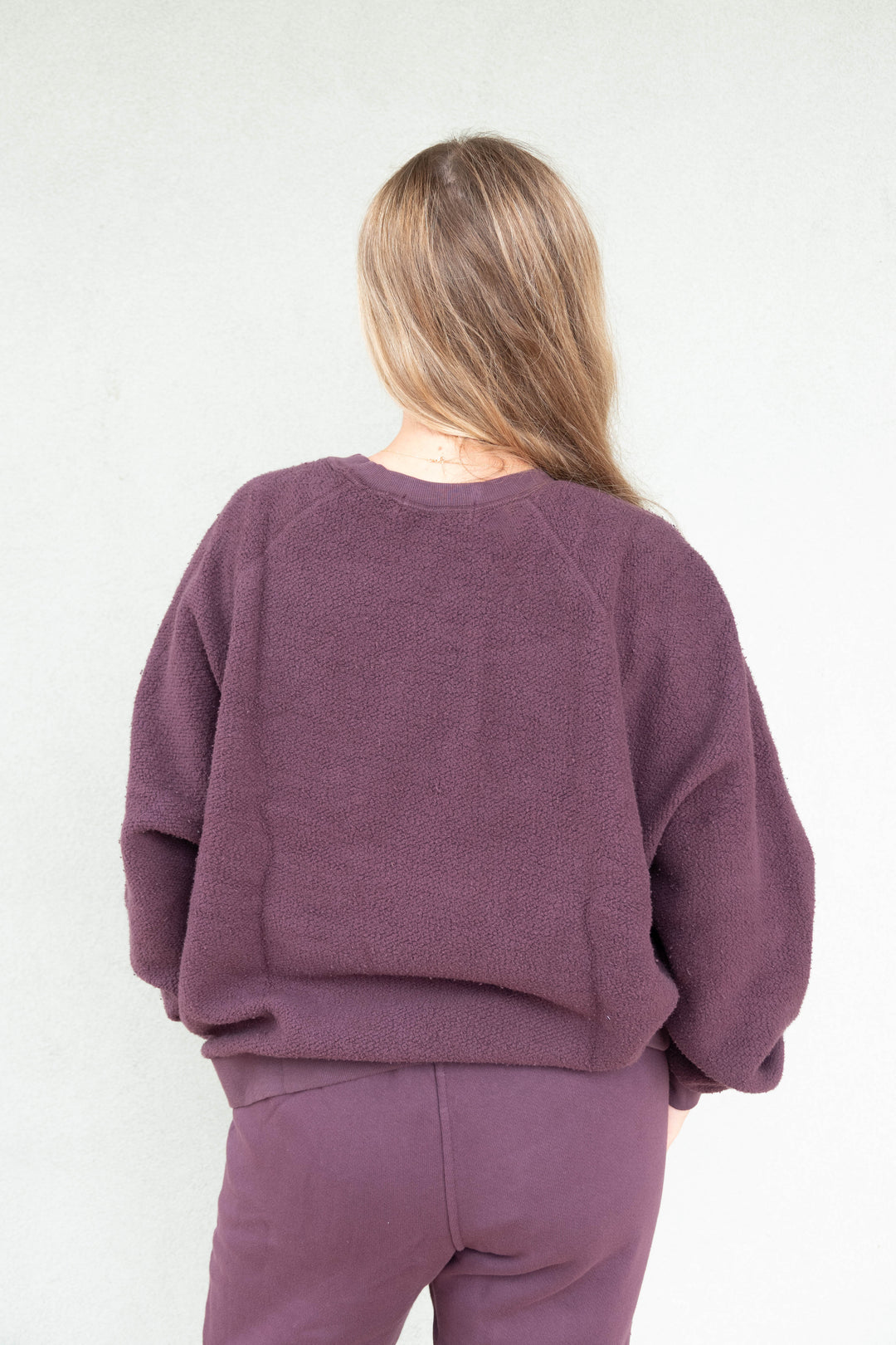 Ziggy Oversized Sweatshirt - Cherry Lacquer