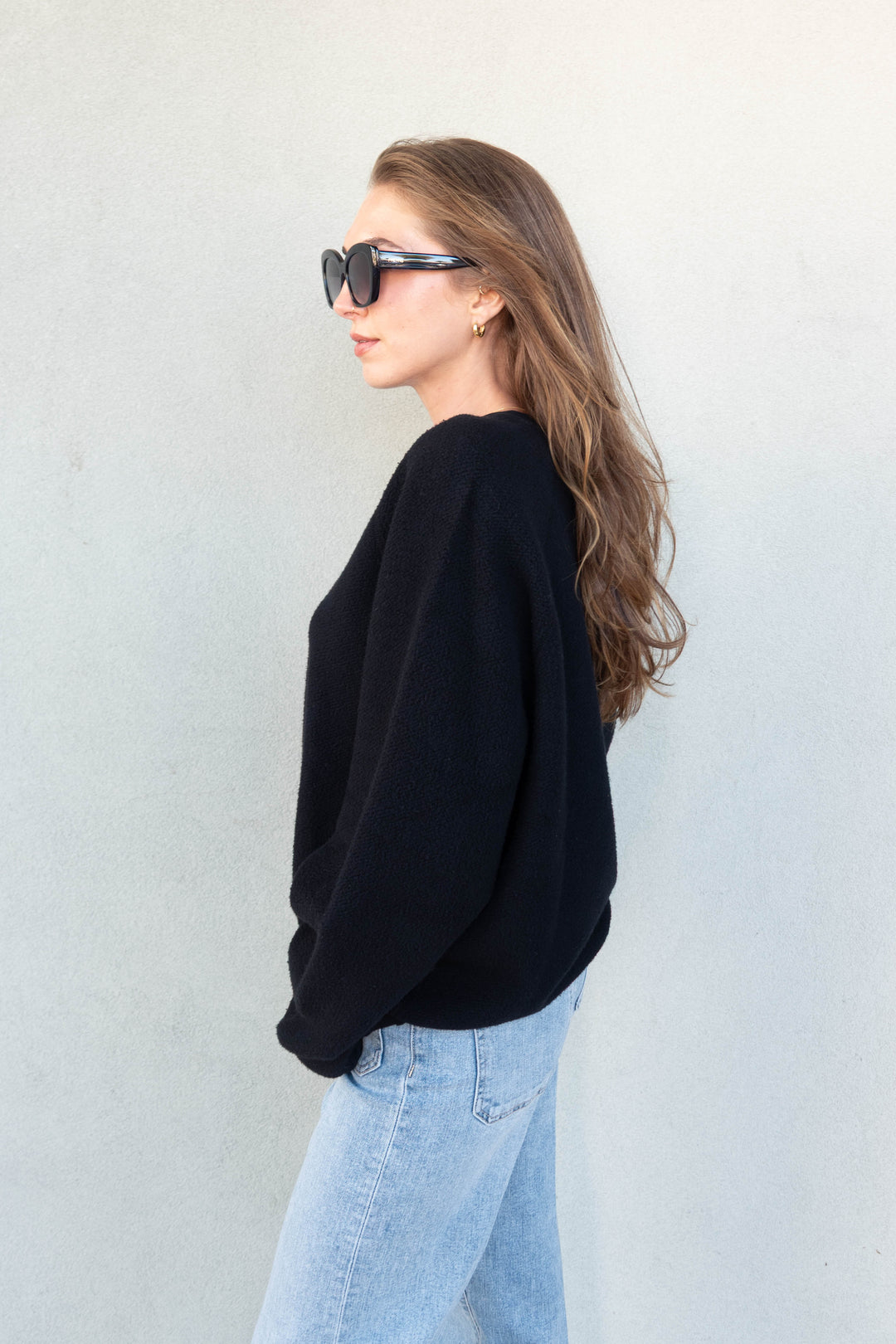 Ziggy Oversized Sweatshirt - True Black
