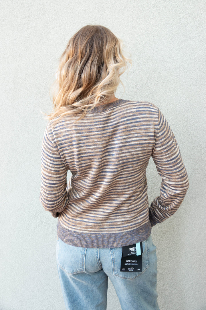 Mineral Knit Sweater - Acorn Stripe