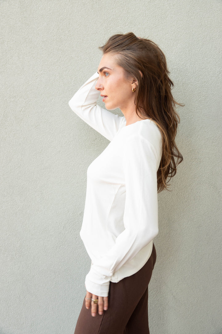 Julia Long Sleeve - Powder