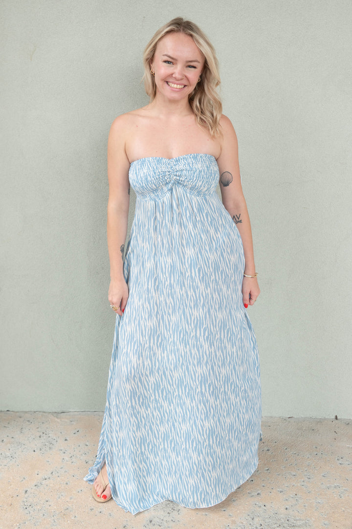 Aven Maxi Dress - Wild Blue