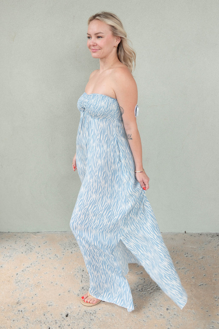 Aven Maxi Dress - Wild Blue
