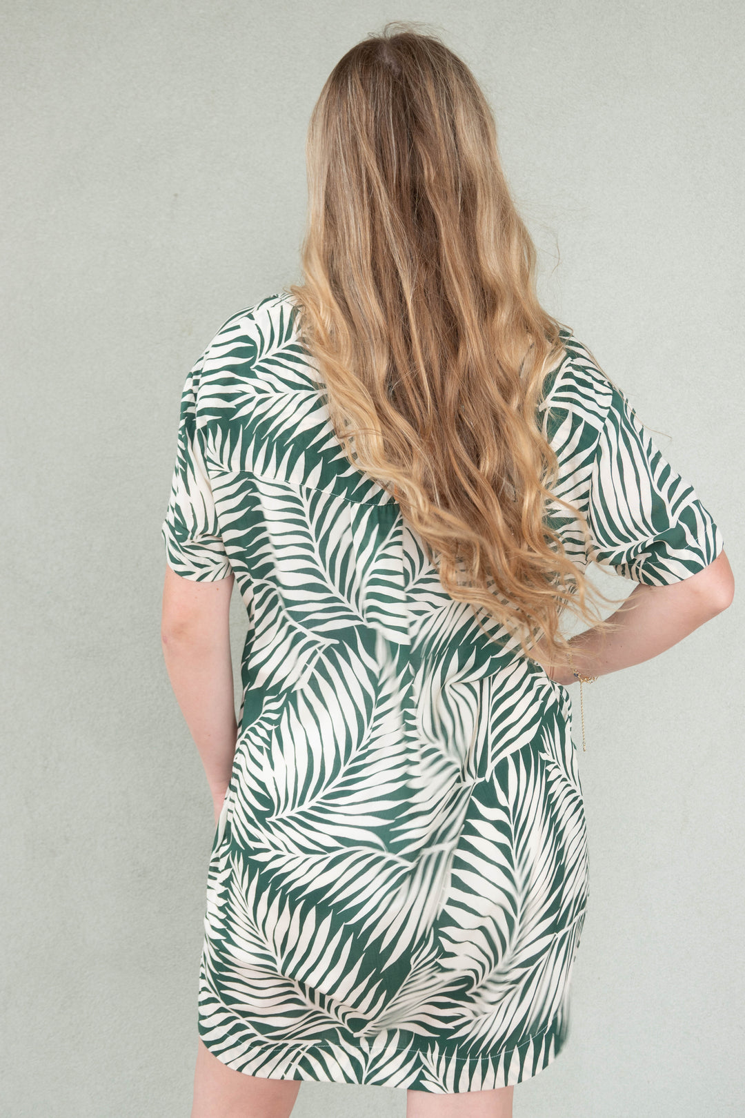 Azuris Shirt Dress - Drift Green