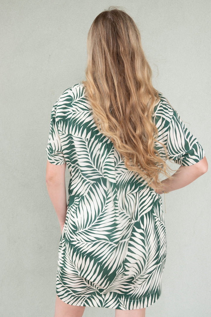 Azuris Shirt Dress - Drift Green