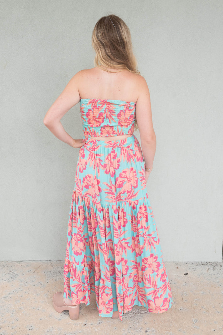 Boracay Maxi Dress - Seychelles Turquoise