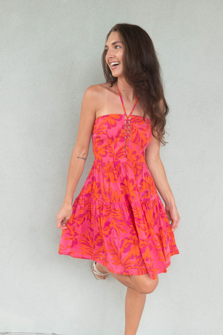 Perth Mini Dress - Seychelles Pink