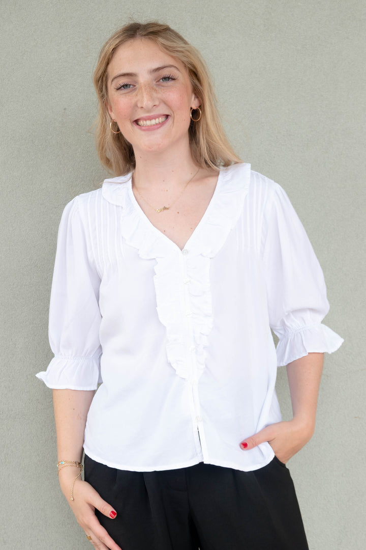 Anthea Blouse - Optic White
