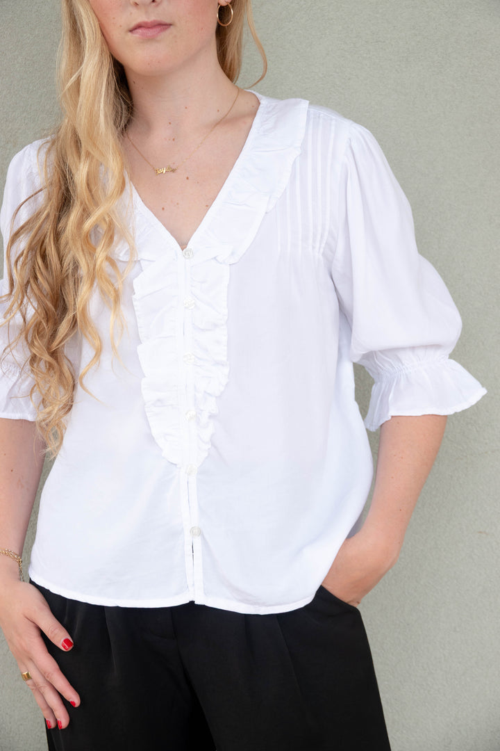 Anthea Blouse - Optic White