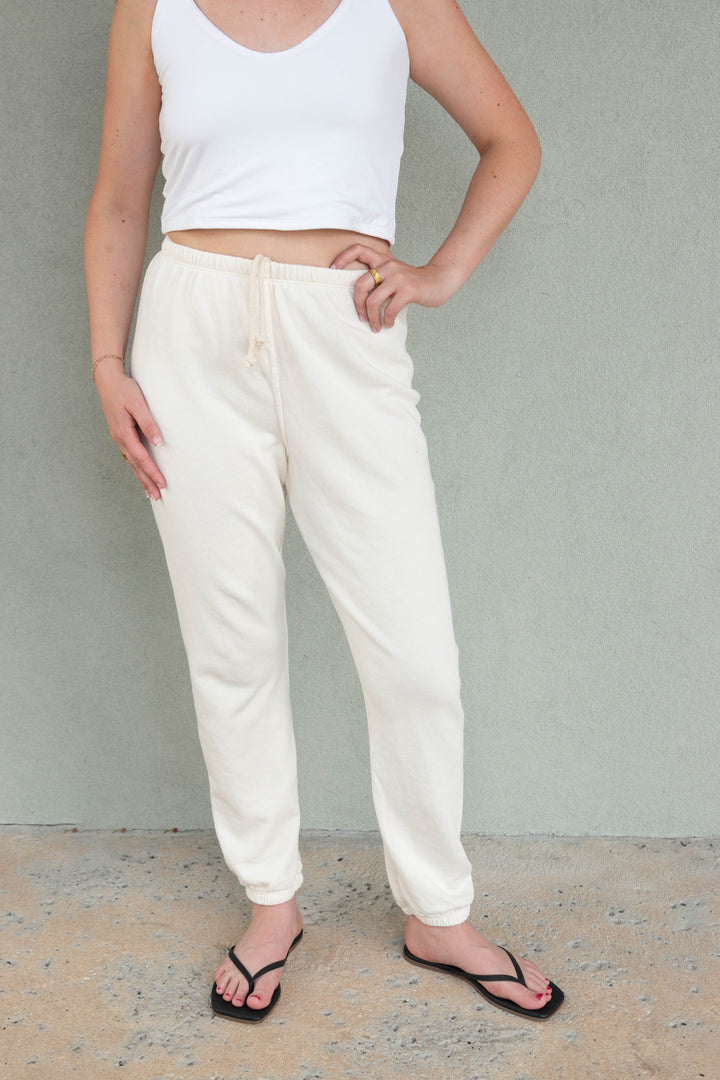 Johnny Jogger - Bright Ivory