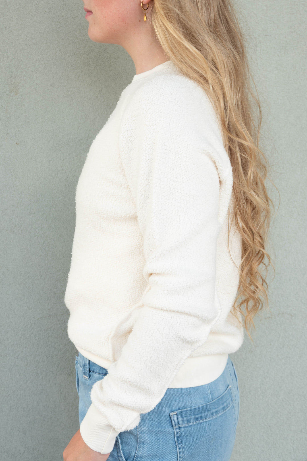 Ziggy Inside Out Sweatshirt - Bright Ivory