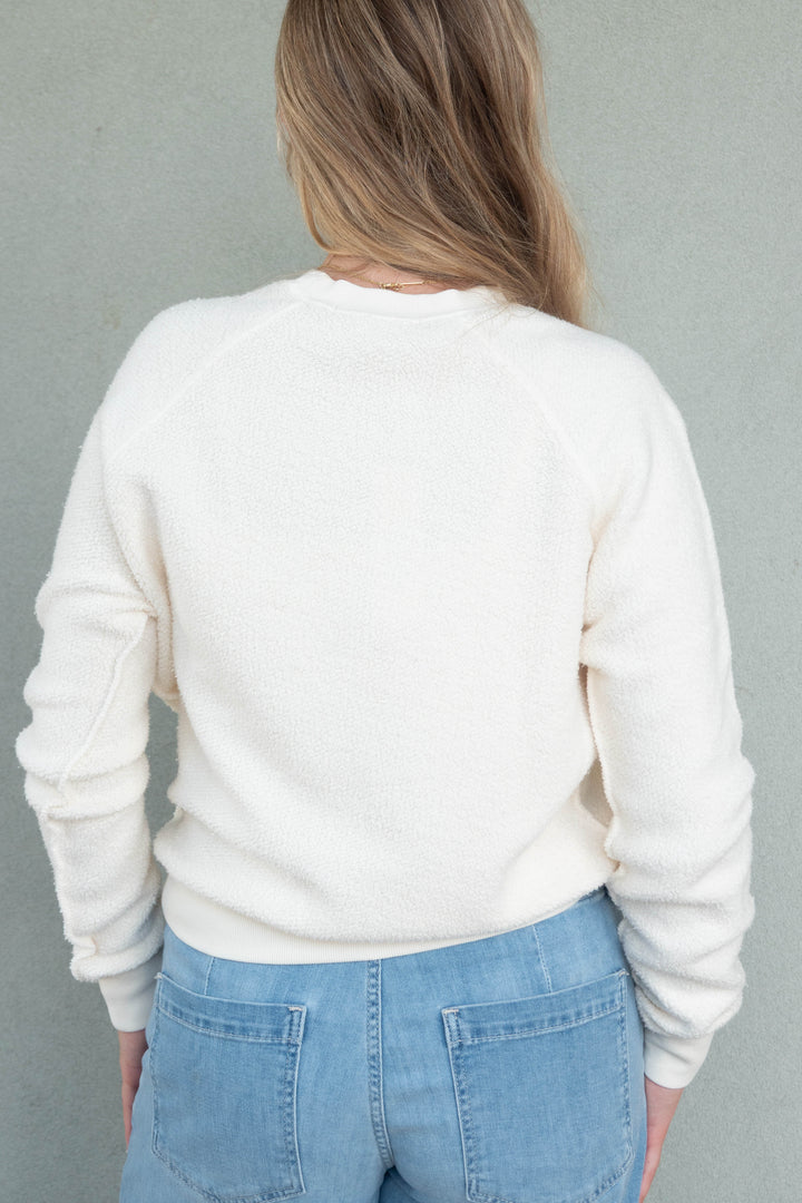 Ziggy Inside Out Sweatshirt - Bright Ivory