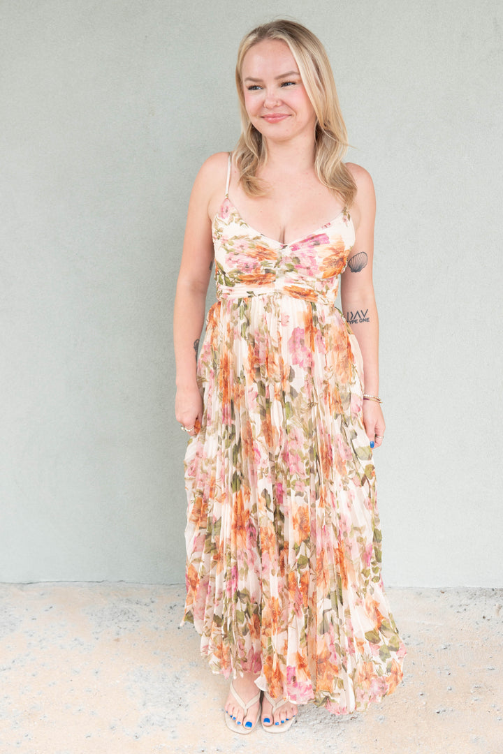 Ellis Midi Dress - Autumn Floral