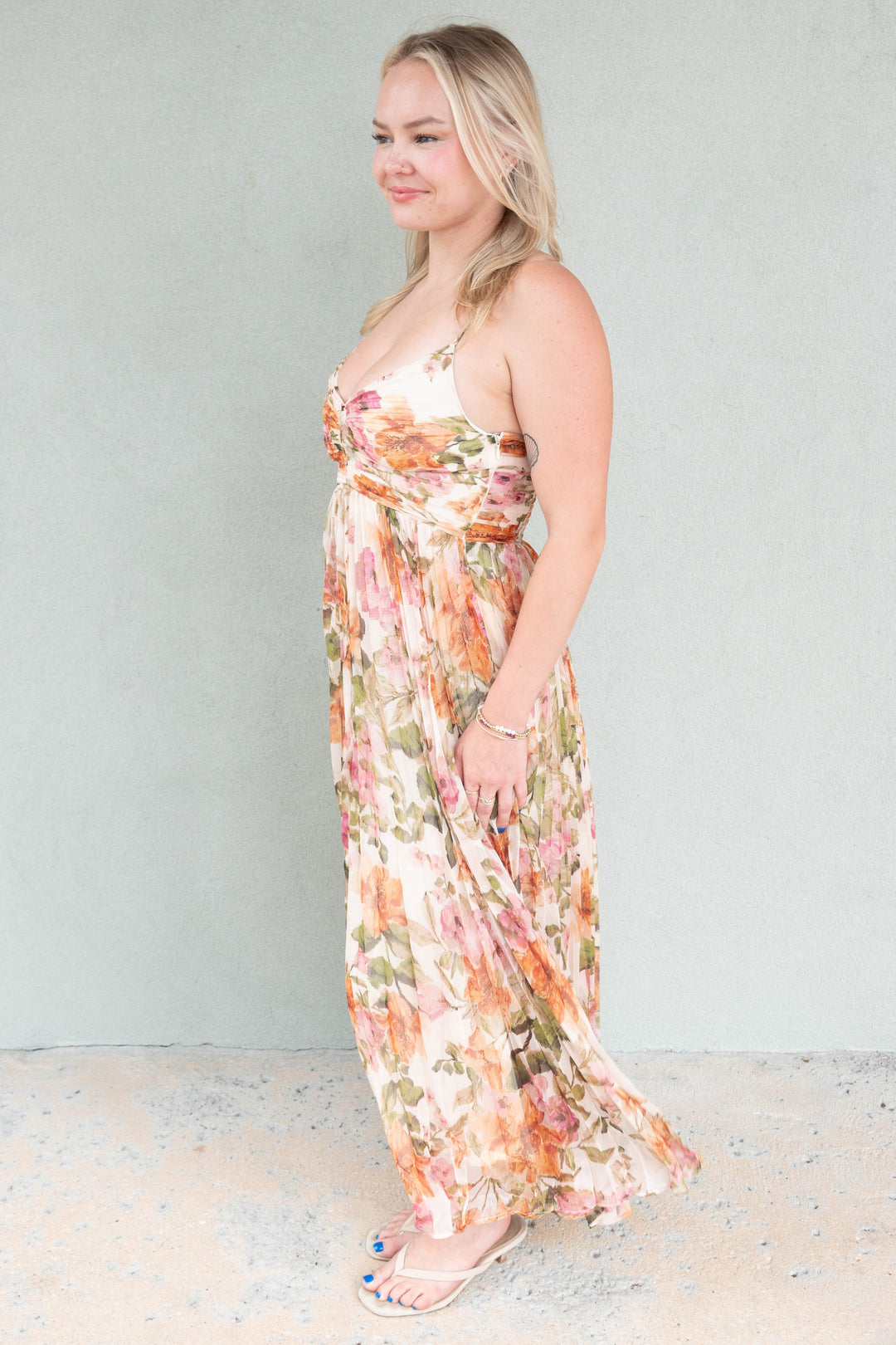 Ellis Midi Dress - Autumn Floral