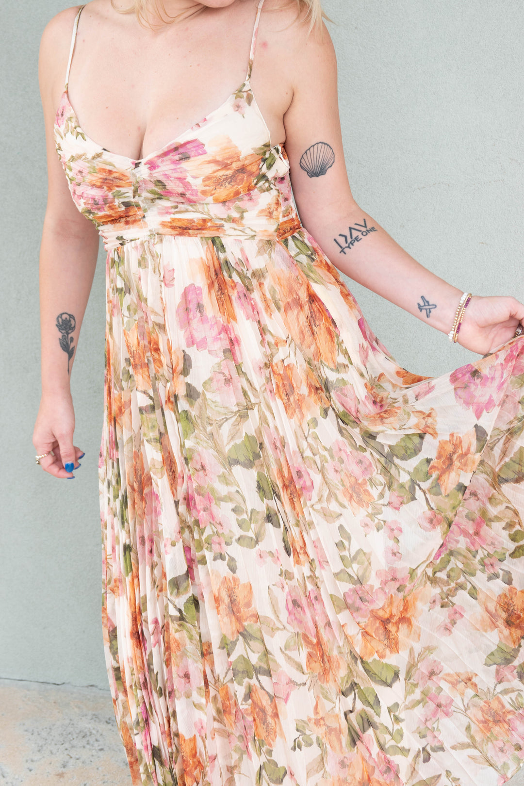 Ellis Midi Dress - Autumn Floral