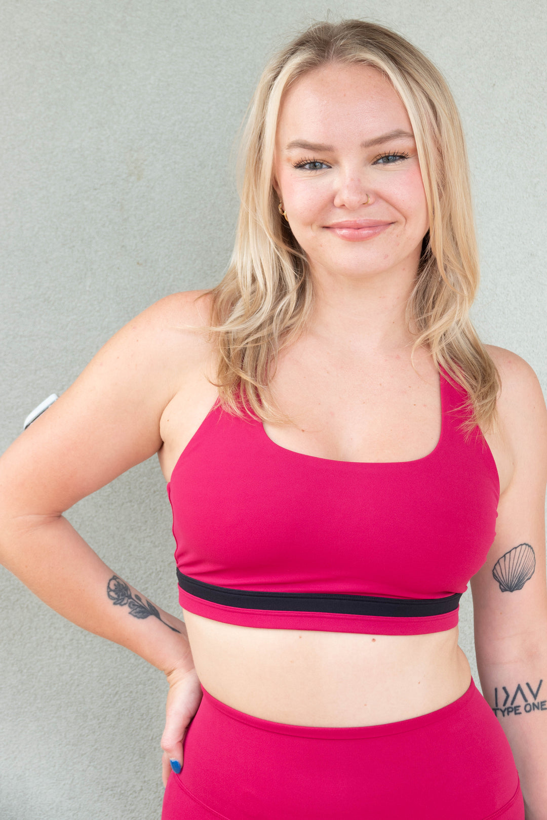 Miles Rigor Bra - Sangria/Black