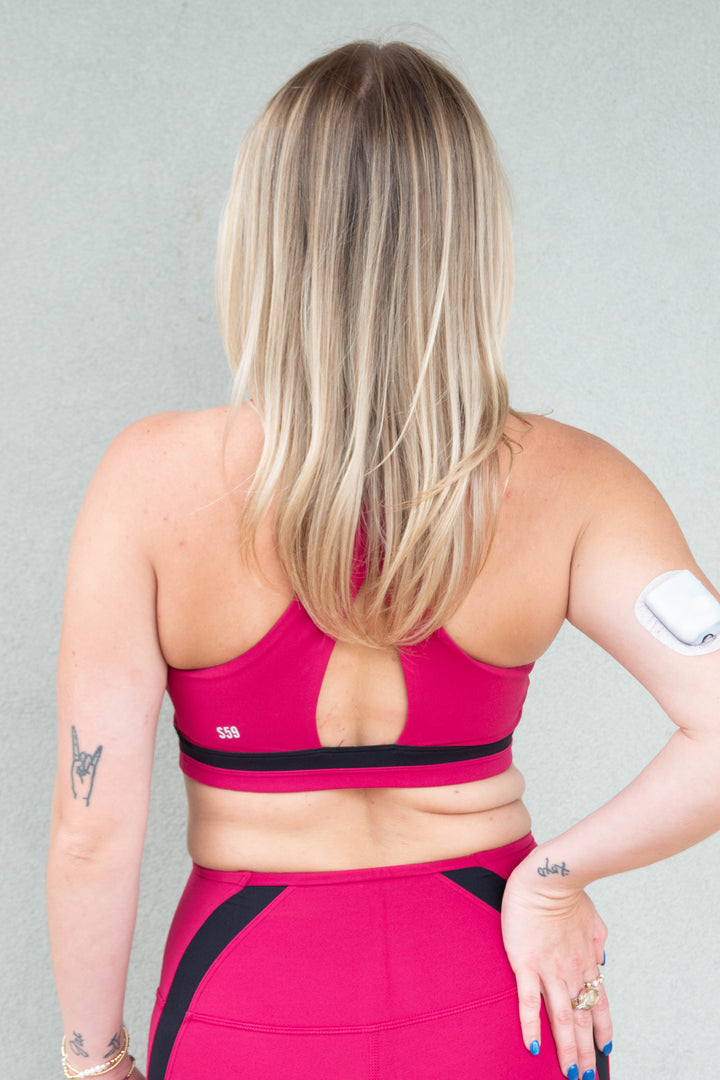 Miles Rigor Bra - Sangria/Black