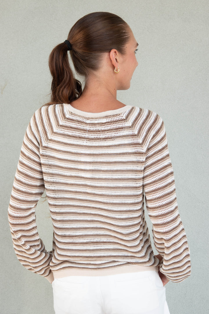 Packery Stripe Knit Sweater - Tender
