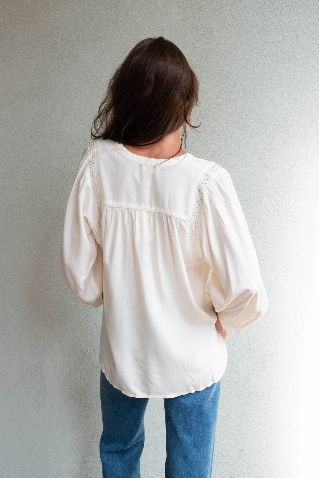 Ashlyn Blouse - Cream