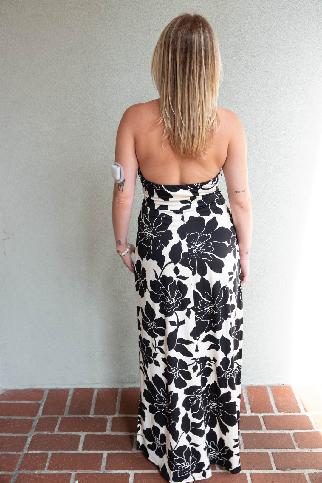 Stretch Halter Maxi Dress - Eloise