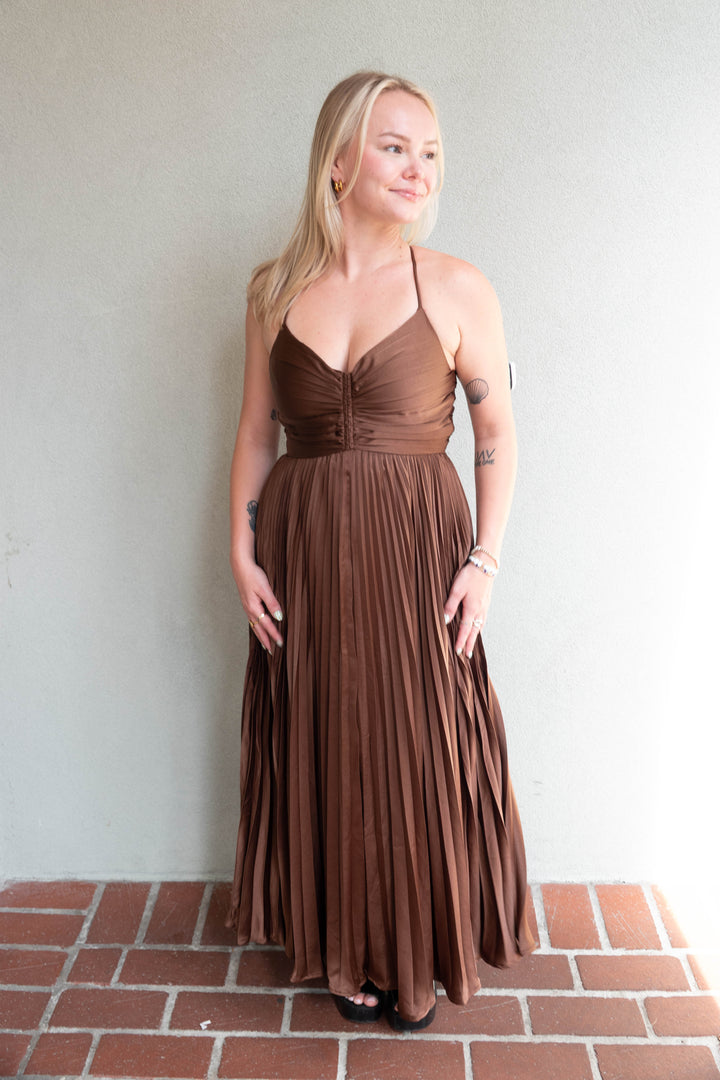 Joanna Dress - Cinnamon Bun