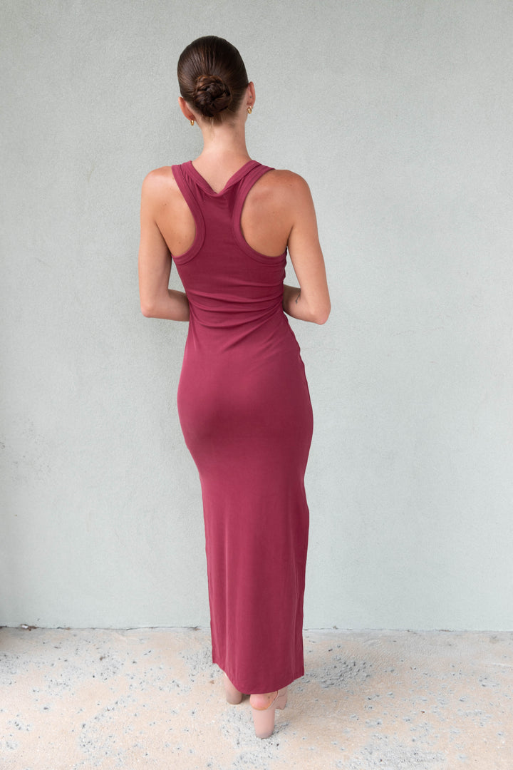 Sienna Maxi Dress - Mahogany