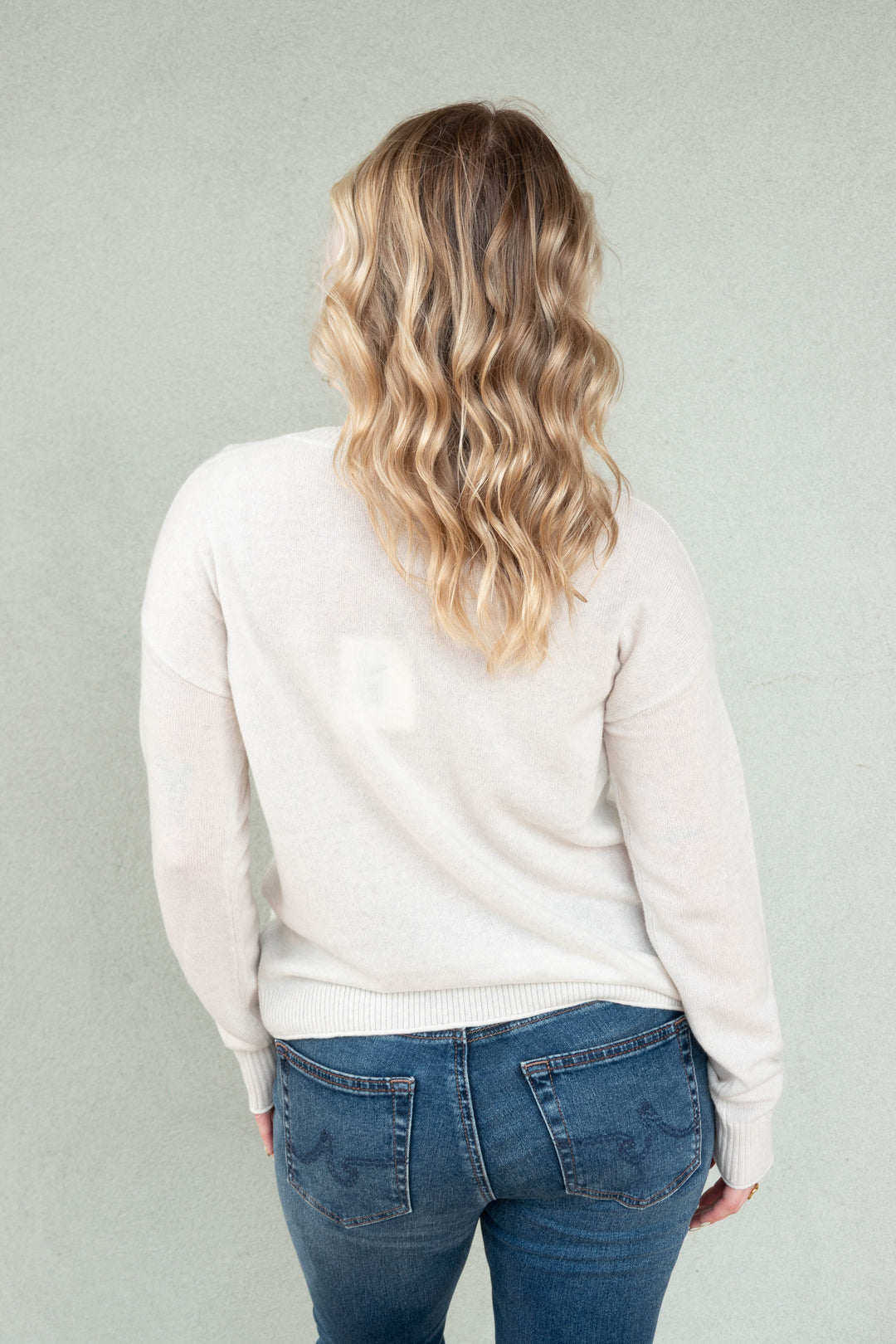 Protect Your Magic Cashmere Sweater - Iced Grey
