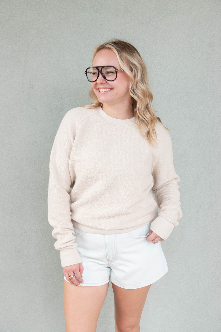 Ziggy Inside Out Sweatshirt - Whitecap Grey