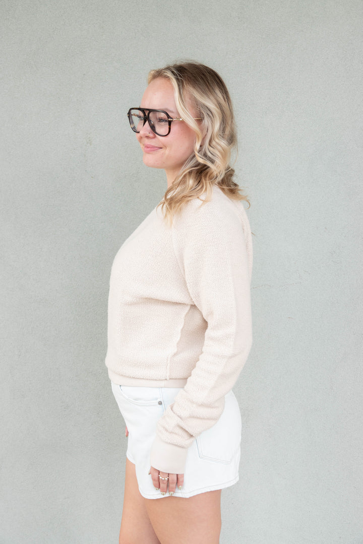 Ziggy Inside Out Sweatshirt - Whitecap Grey