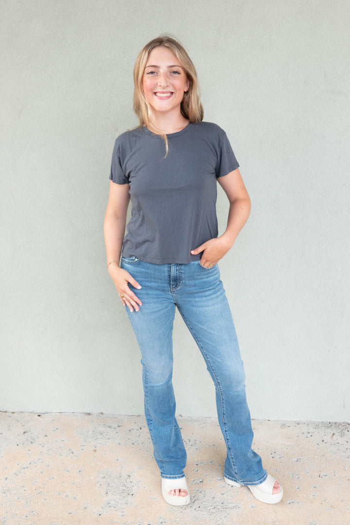 Harley Boxy Crew Tee - Turbulance