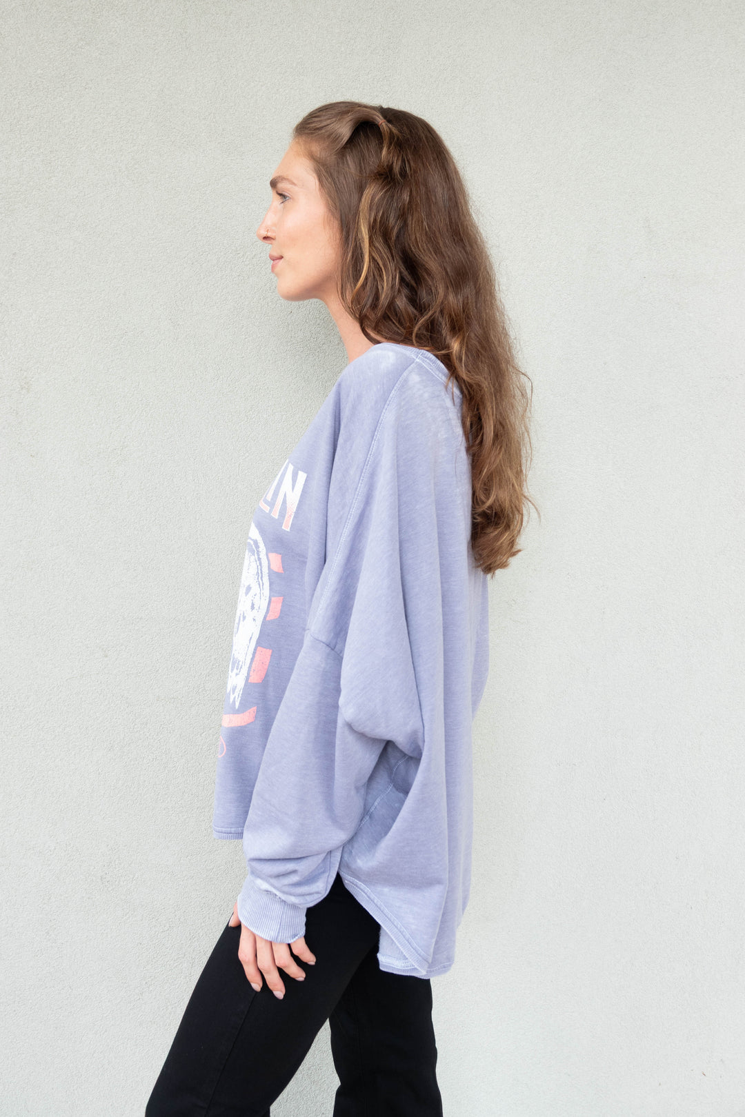 Led ZeppelinOversized Sweatshirt - Blue Granite