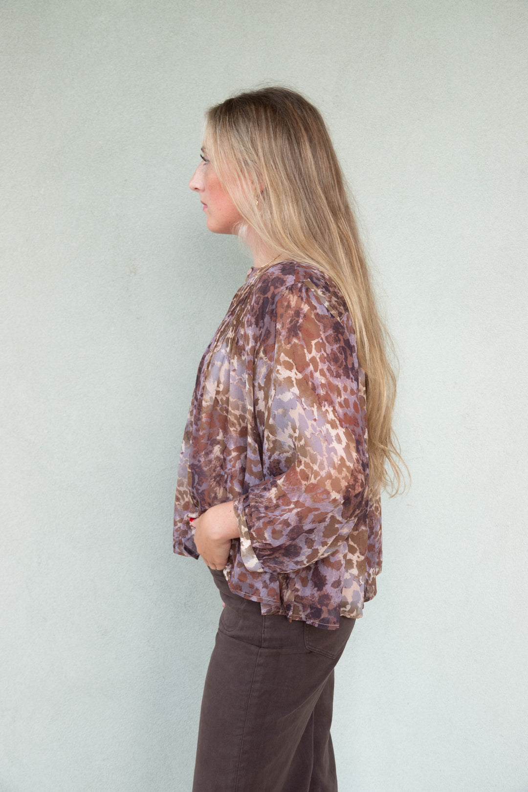 Jill Blouse - Dusty Safari