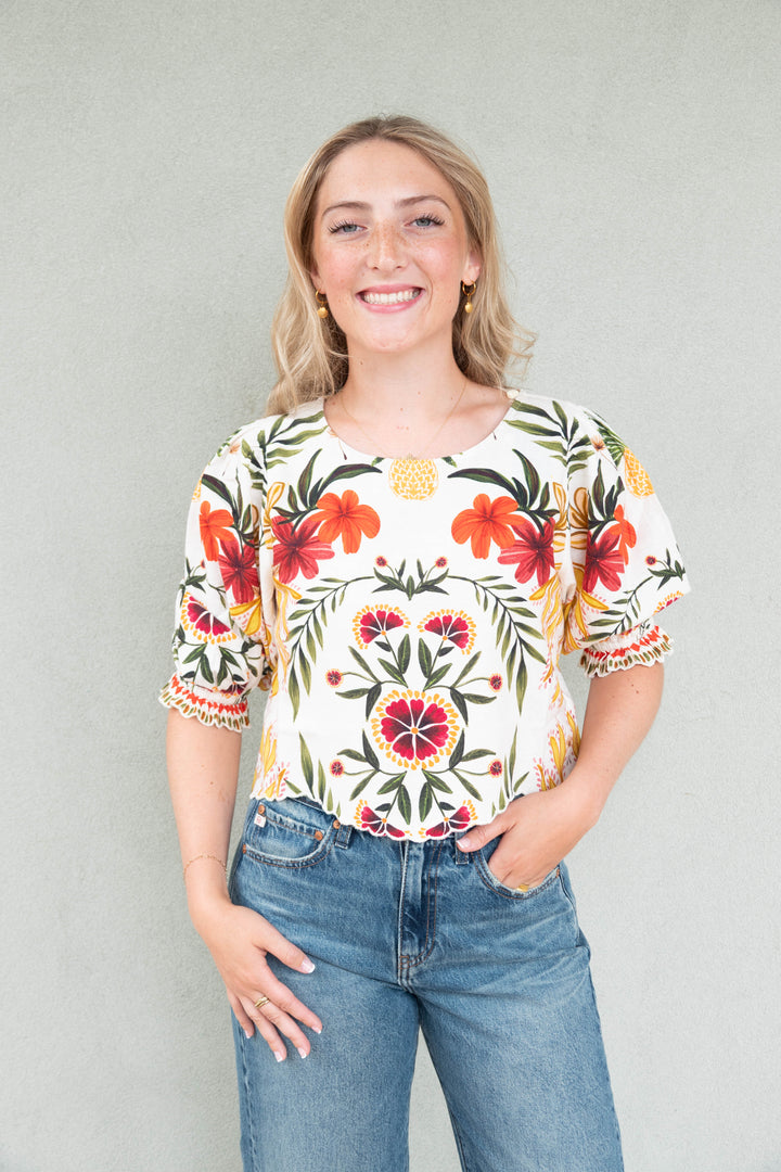 Georgie Top - Solstice Garden