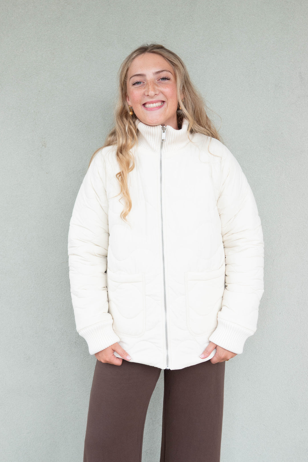 Roam Reversible Jacket - Bone/Riverbed