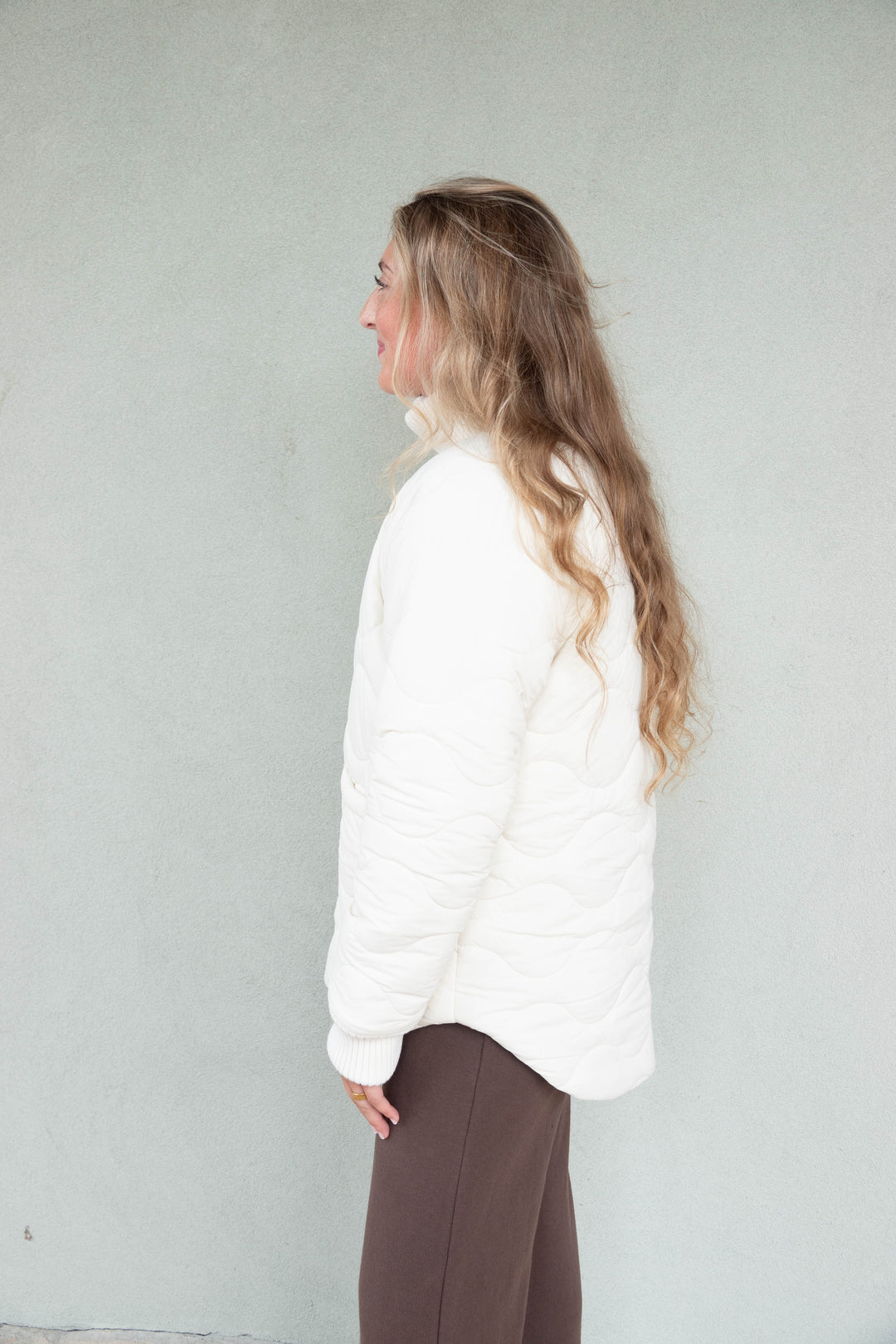 Roam Reversible Jacket - Bone/Riverbed