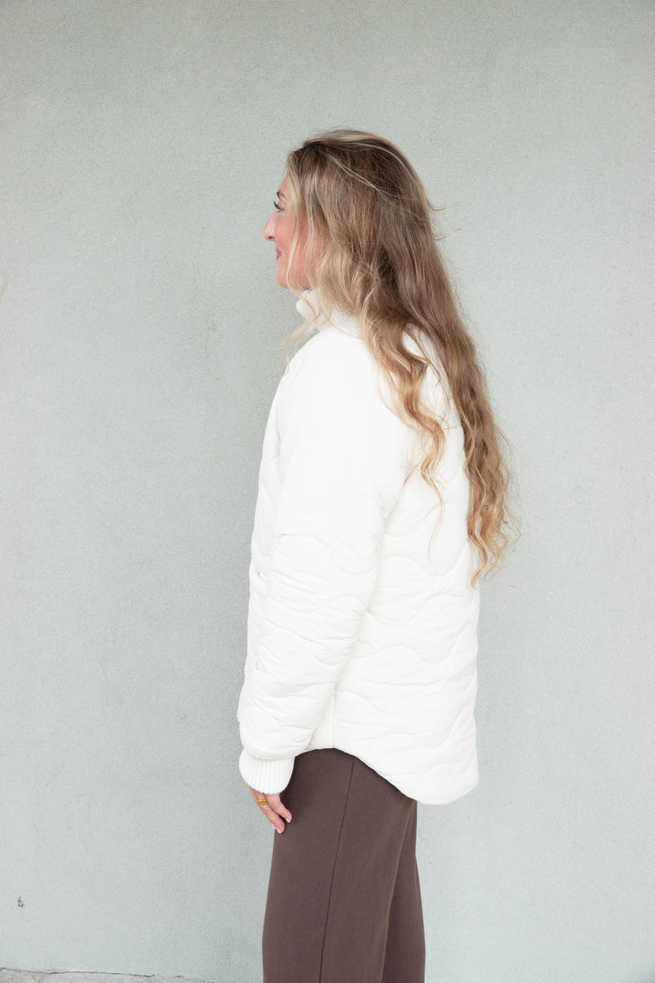 Roam Reversible Jacket - Bone/Riverbed
